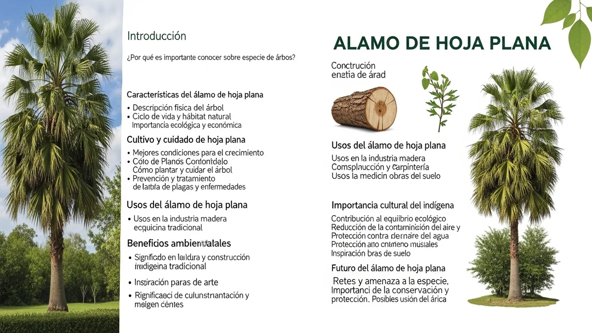 ALAMO DE HOJA PLANA