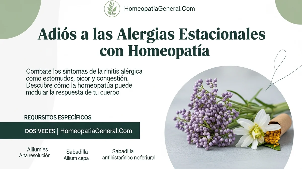 Campo de flores con una persona respirando aire puro, libre de síntomas de alergia.