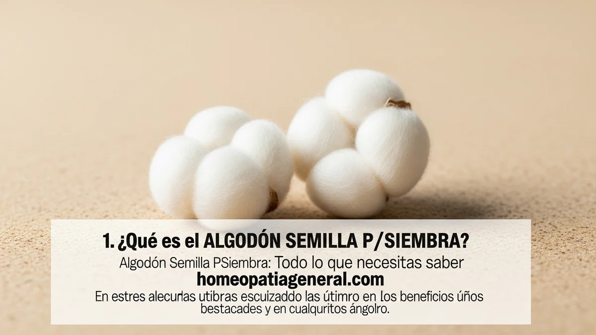 ALGODON SEMILLA P/SIEMBRA