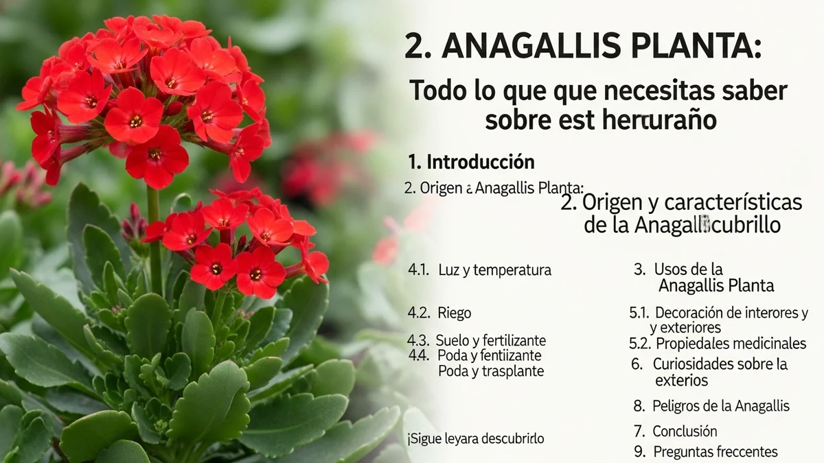 ANAGALLIS PLANTA