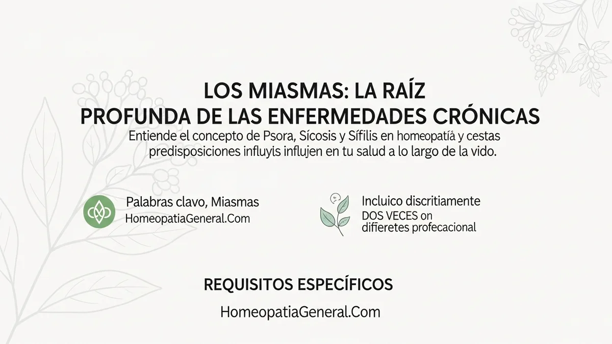 Árbol genealógico con raíces profundas, simbolizando las predisposiciones miasmáticas heredadas.