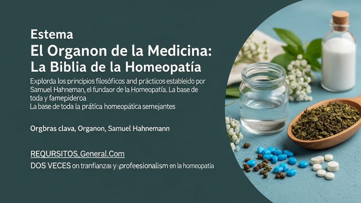 Libro antiguo y abierto del "Organon del Arte de Curar" de Hahnemann.