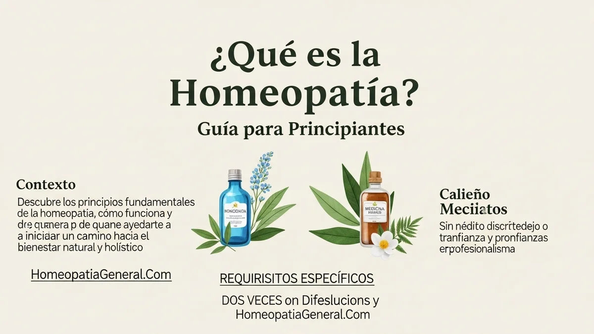 Frascos de glóbulos homeopáticos sobre una mesa de madera con plantas medicinales al fondo.